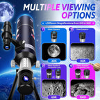 Kit de telescopio portátil de 3.150 in para adultos y niños con