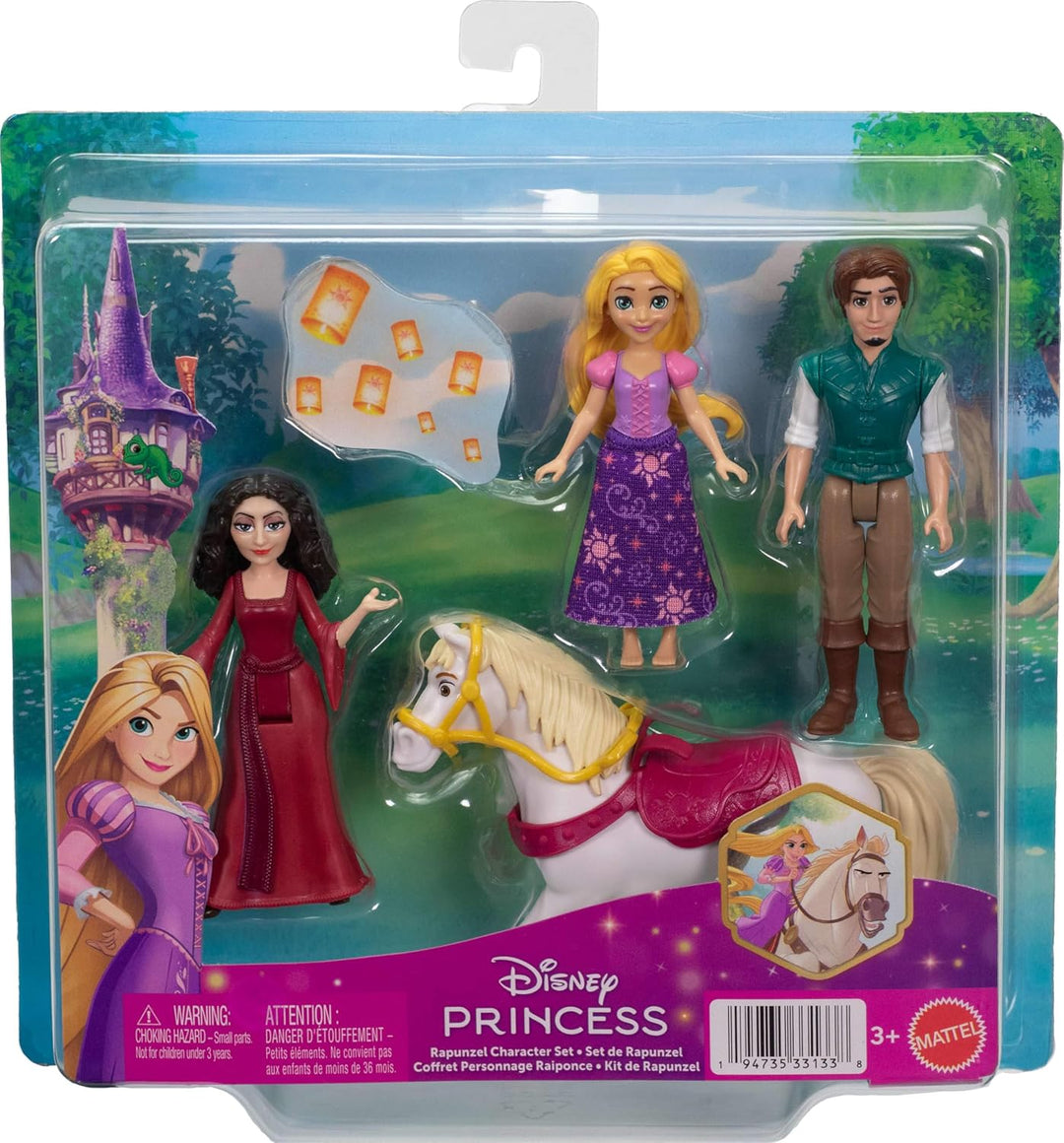 Mattel Disney Princesa Juguetes Pack de 4 Muñecas Pequeñas