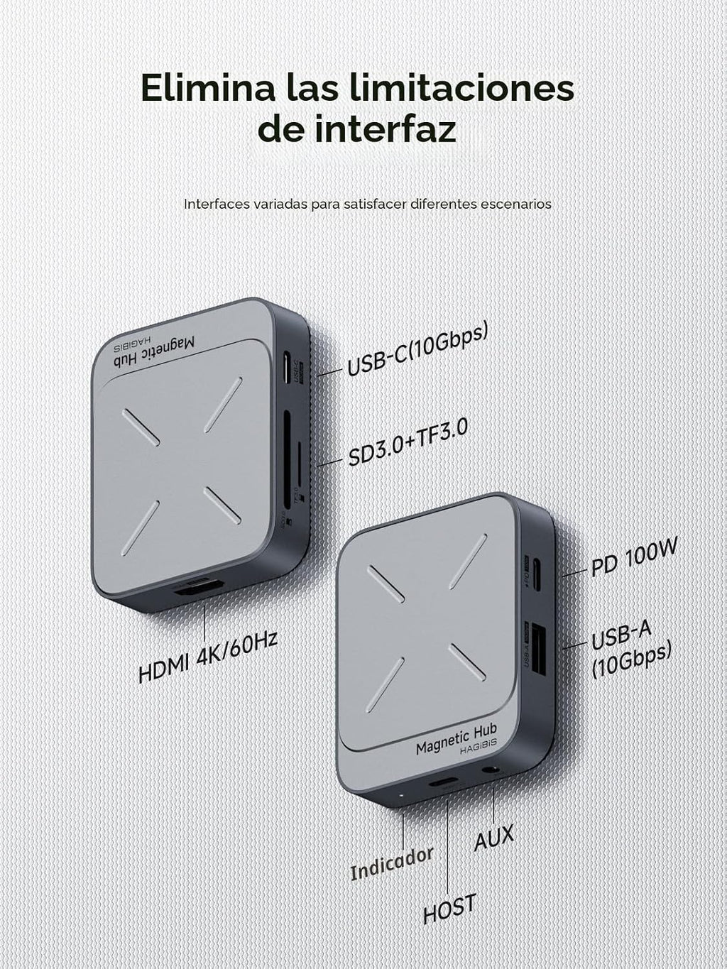 Hagibis, TC100, hub USB 3.2