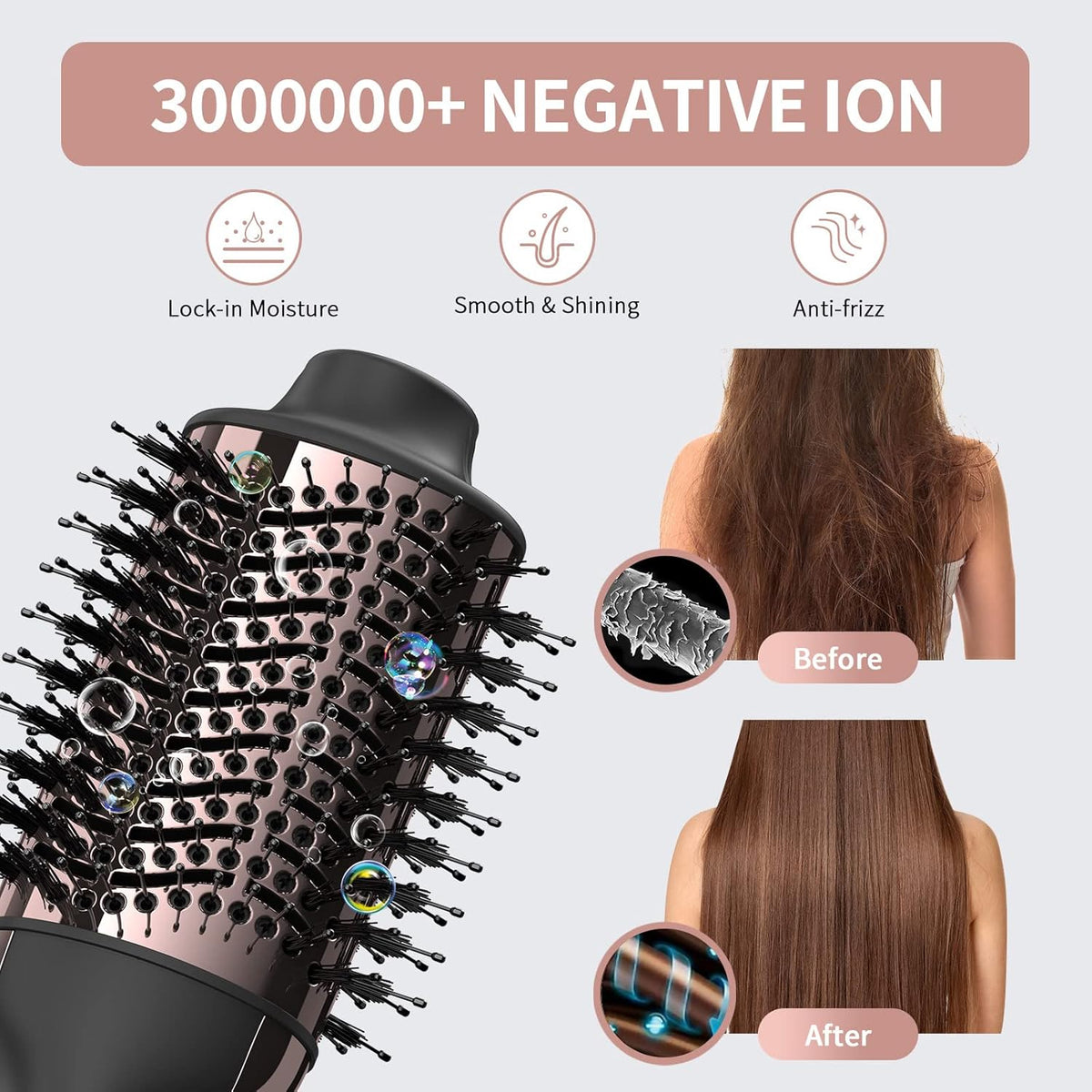 Cepillo Secador de Pelo, Secador de Pelo y Cepillo Voluminizador en...