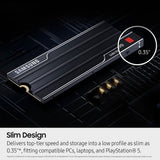 Samsung SSD 9100 PRO con disipador de calor de 8 TB, PCIe 5.0x4 M.2...
