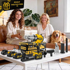 Aspiradora inalámbrica 7 en 1, aspiradora de mano con batería con motor sin escobillas de 700 W, succión y soplador de alta potencia de 50 KPA para el hogar, automóvil, pelo de mascotas
