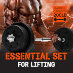 Yes4All Barras Curl y Rectas, Barras Estándar y Olímpicas para Entrenamiento de Fuerza en Casa