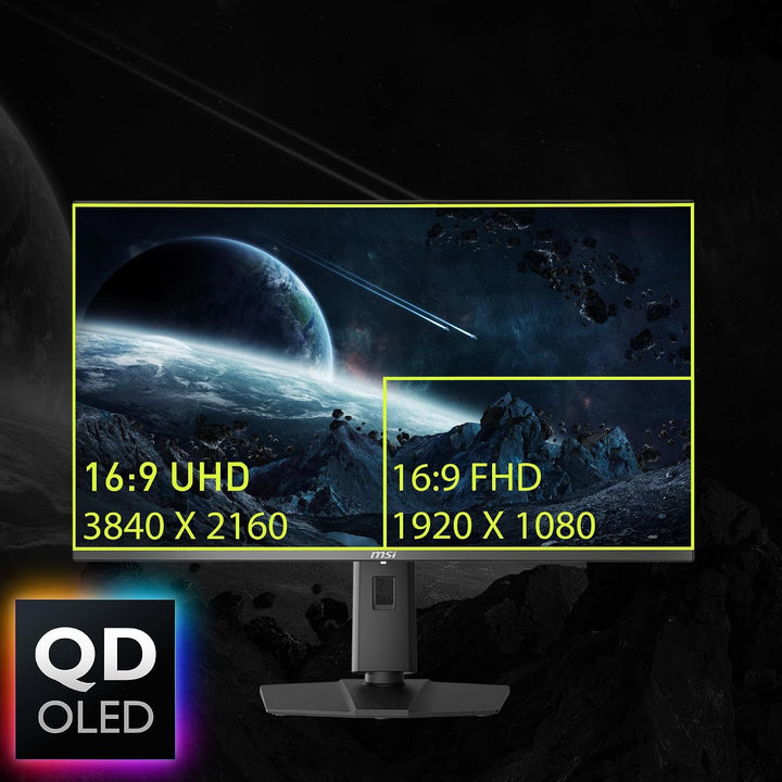 MSI MAG 321UPX QD-OLED, Monitor de juegos Quantum Dot OLED de 32" 4...