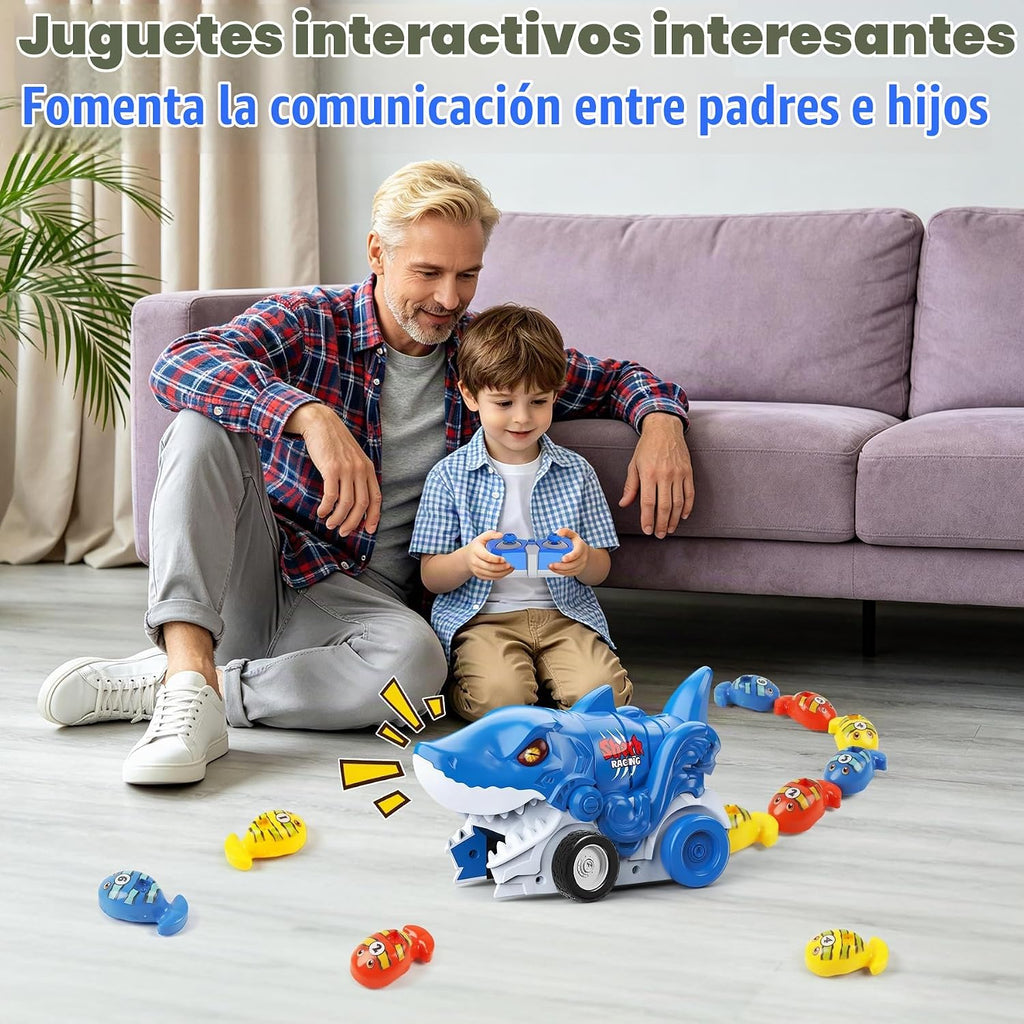 Juguetes para niños Monster Truck Toy Magnetic Remote Control Snake Chain