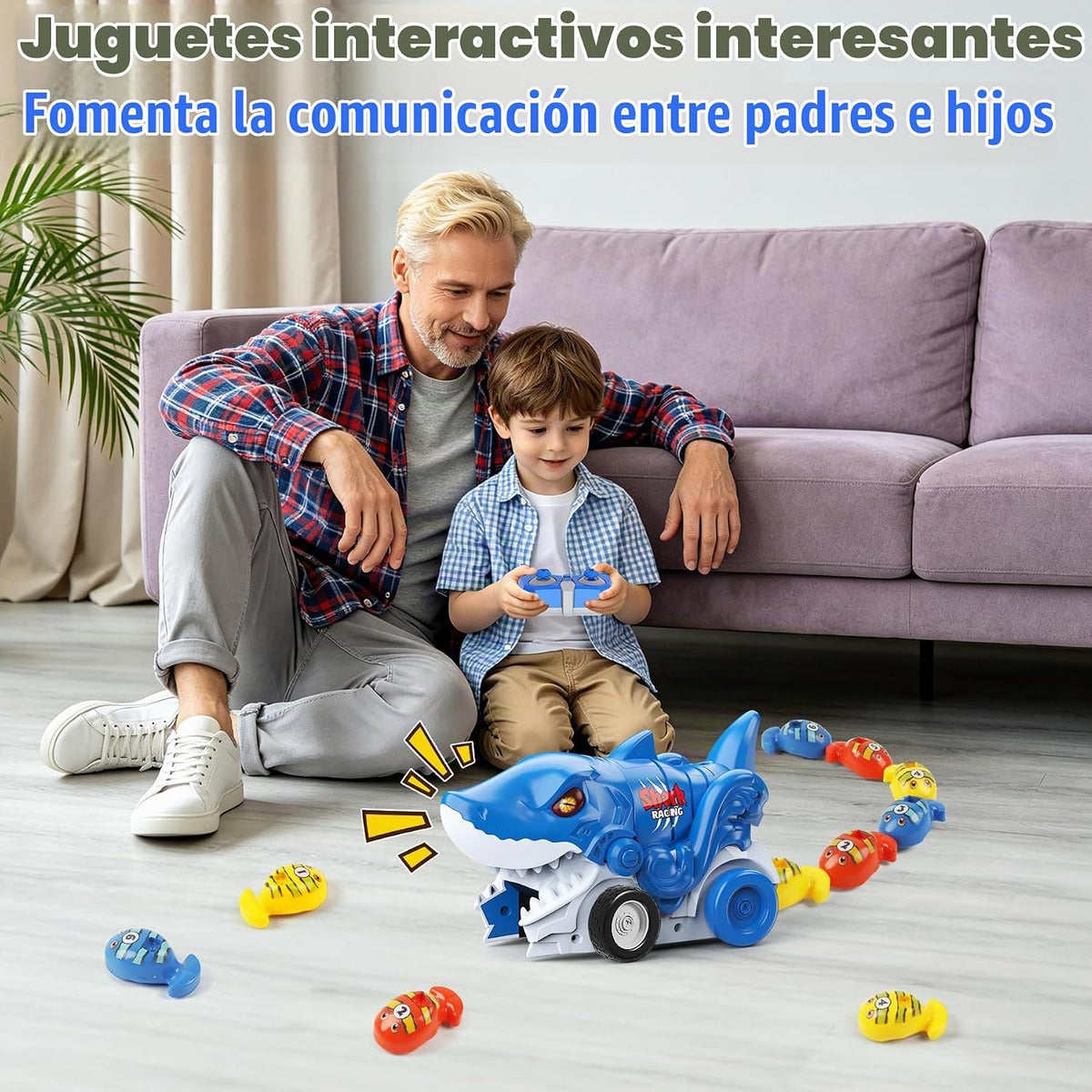 Juguetes para niños Monster Truck Toy Magnetic Remote Control Snake Chain