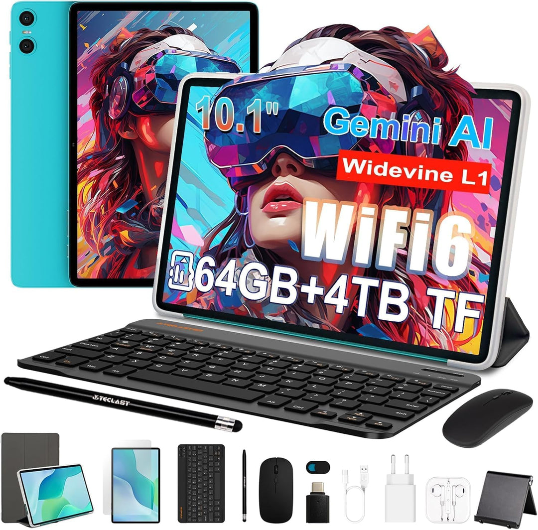 TECLAST Tablet Android 2026 de 10 pulgadas, P33Case Android 15 Tabl...