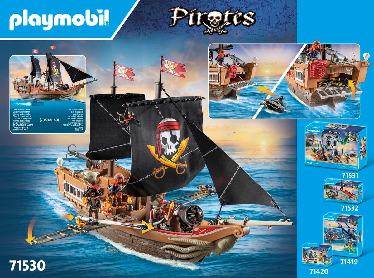 Playmobil Piratas: Gran Barco Pirata