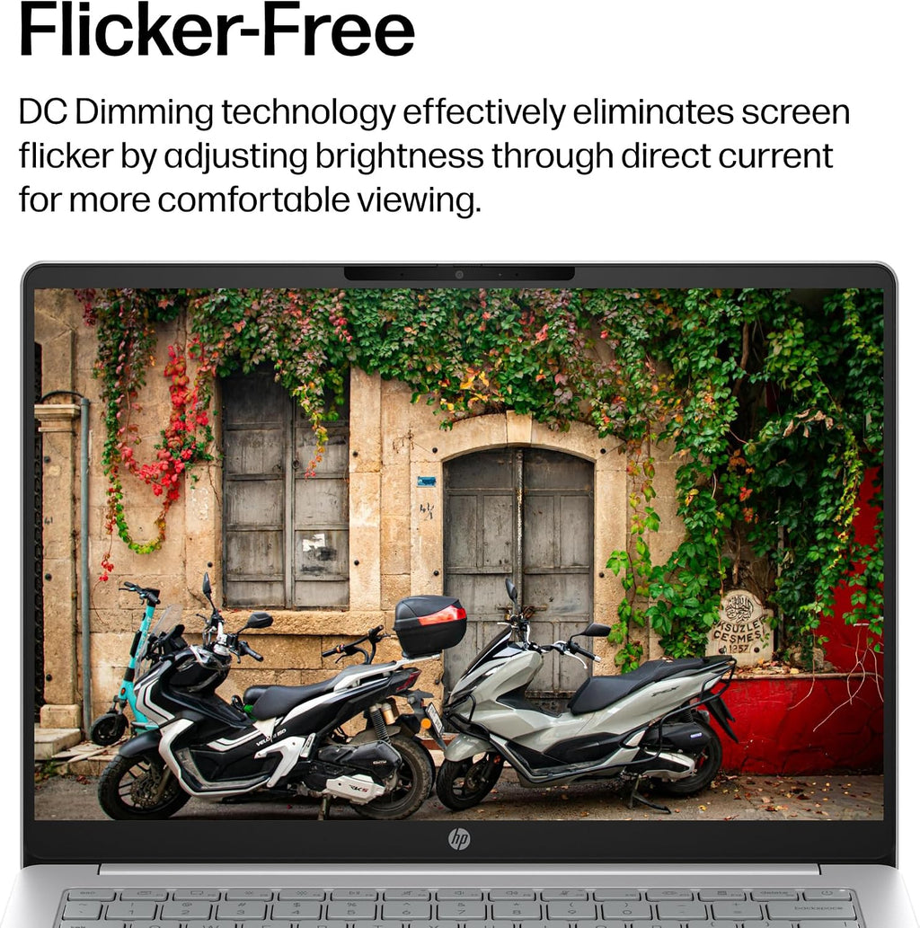 HP OmniBook 3 PC AI de próxima generación de 14 pulgadas, pantalla 2K, Snapdragon X X1-26-100, 16 GB de RAM, SSD de 512 GB, GPU Qualcomm Adreno, Windows 11 Home, Glacier Silver, 14-hz0099nr