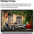 HP OmniBook 3 PC AI de próxima generación de 14 pulgadas, pantalla 2K, Snapdragon X X1-26-100, 16 GB de RAM, SSD de 512 GB, GPU Qualcomm Adreno, Windows 11 Home, Glacier Silver, 14-hz0099nr