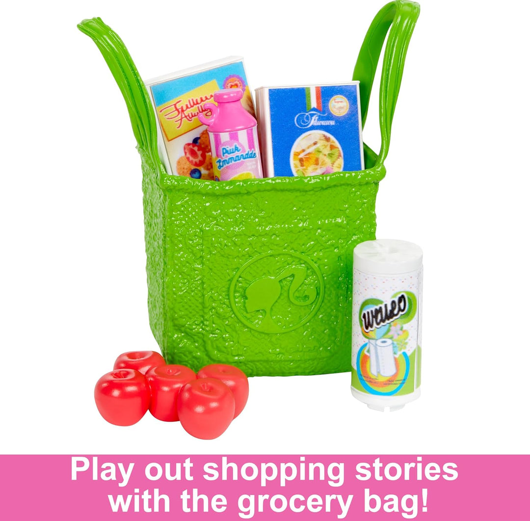 Muñeca Barbie y más de 25 accesorios, juego de cocina Ultimate Pant...