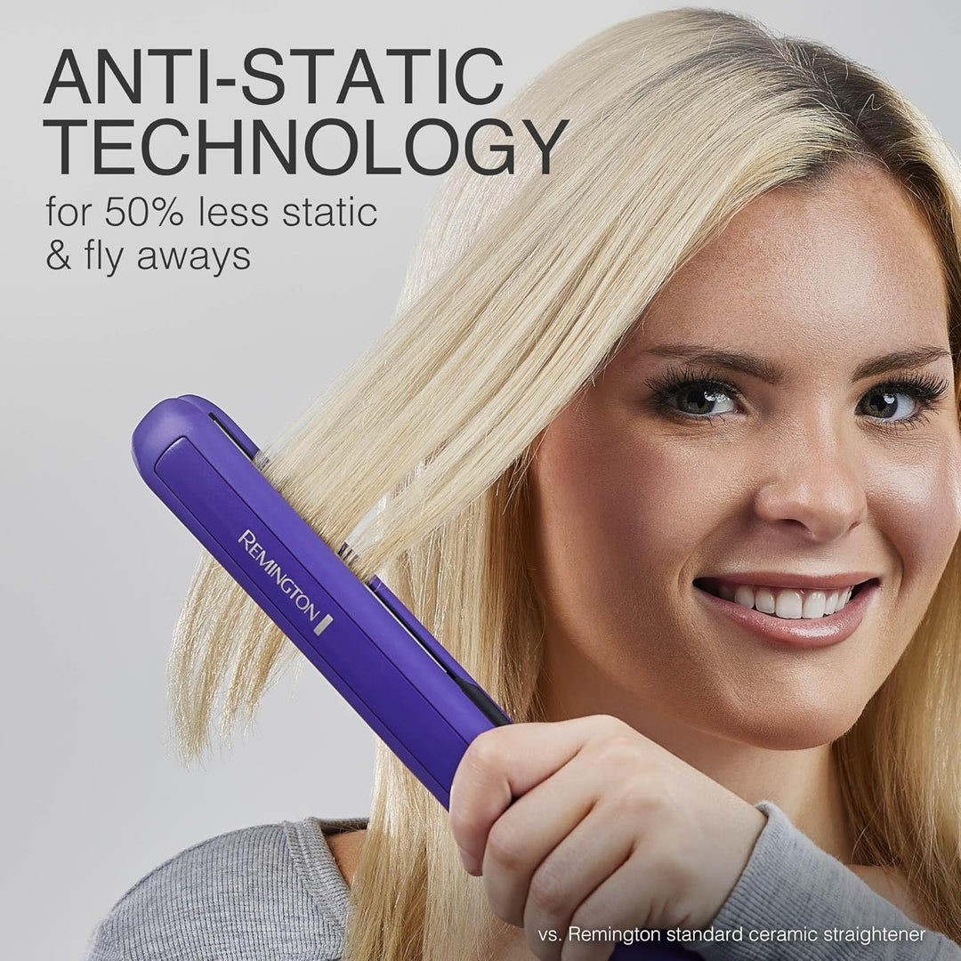 Remington Plancha plana de 1 pulgada, alisador de pelo con tecnolog...