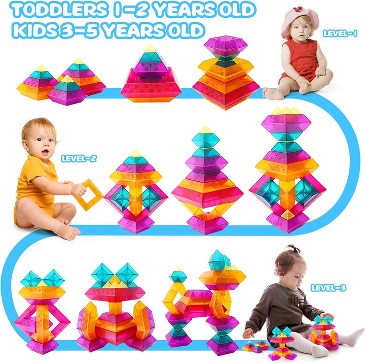 Juego de bloques de construcción STEM de 30 piezas, juguetes educat...