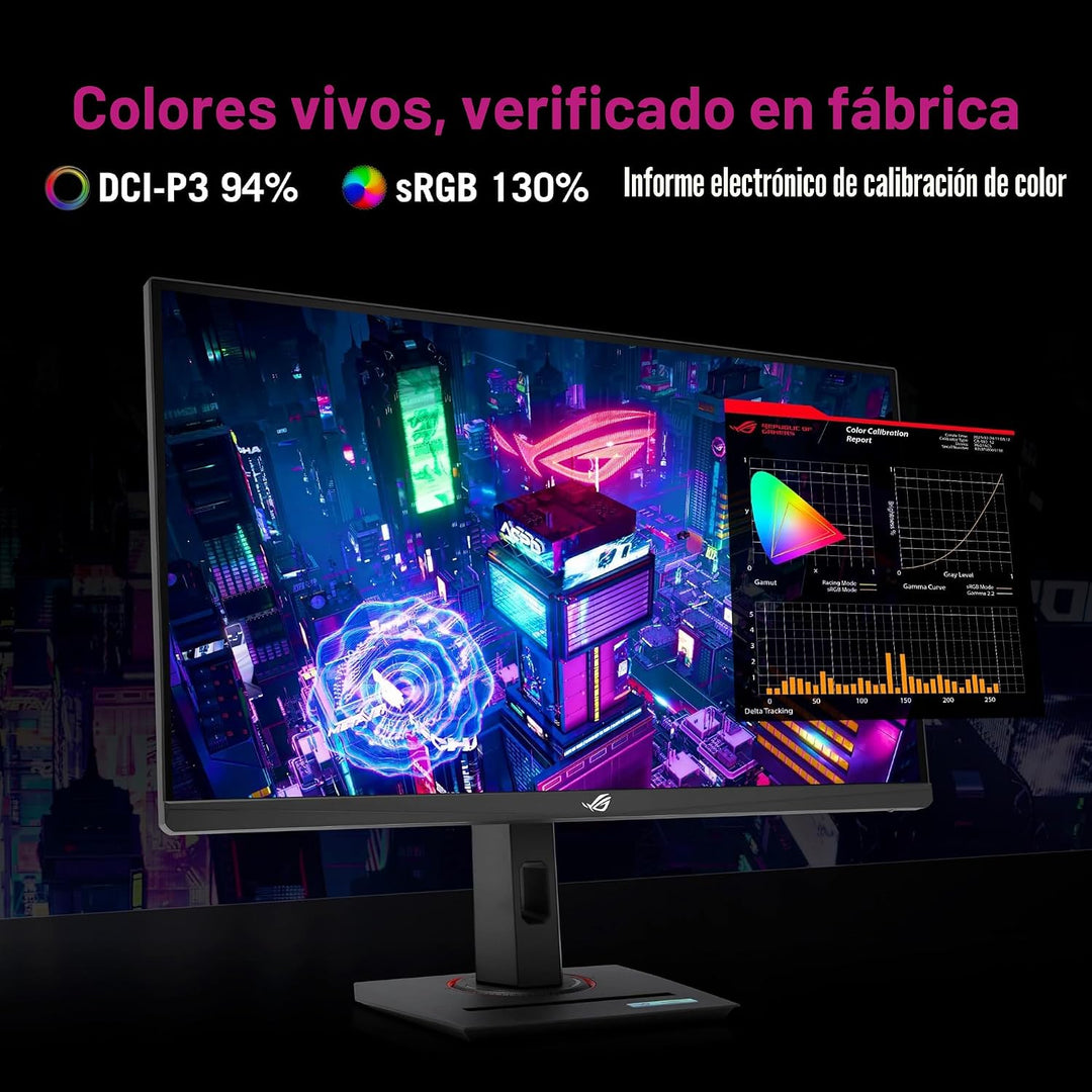 ASUS ROG Strix 27\u201D 1440P USB-C HDR Monitor de juegos con sopor...