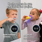 Autobrush - Cepillo de dientes eléctrico en forma de U para niños, Dinosaurio de 3 a 5 años