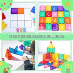 Soyee Bloques de construcción magnéticos para niños de 3 a