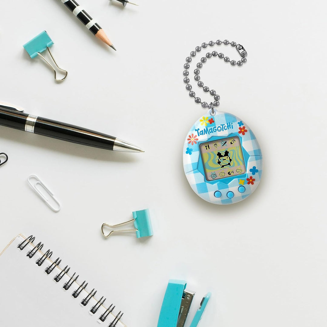 Tamagotchi original - Flor Gingham (logotipo actualizado)