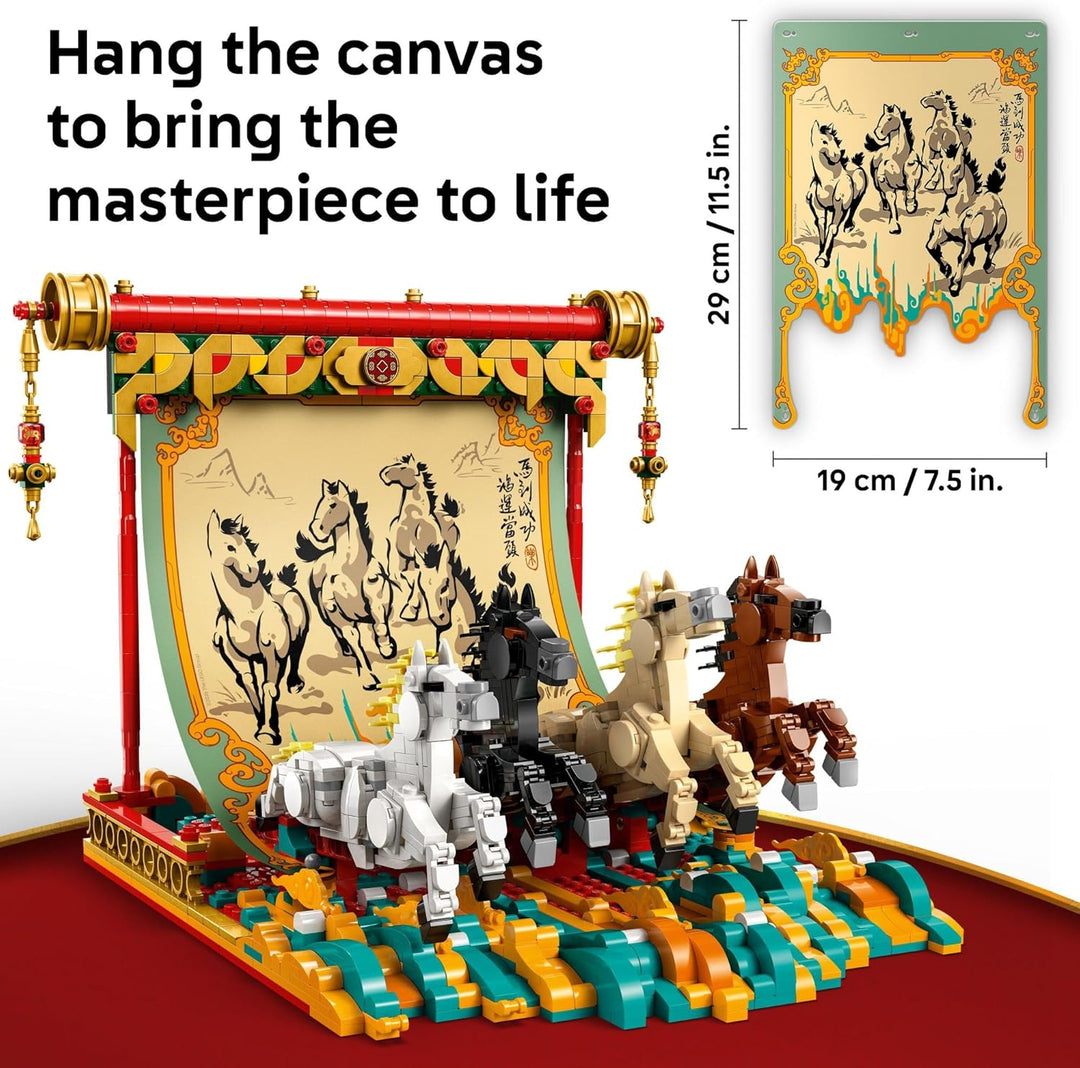 LEGO Juguete de construcción de lona de caballo de galope para el f...