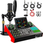 TENLAMP Paquete de equipos de podcast G10 Creator con micrófono