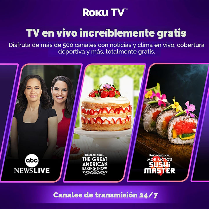 Aurzen Proyector inteligente Roku TV con Wifi y Bluetooth, experien...