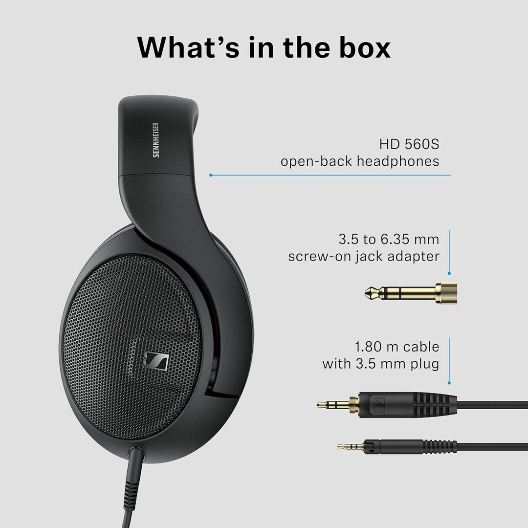 Sennheiser Auriculares audiófilos HD 560 S sobre la oreja, respuest...