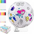 Colorea tu propia pelota de fútbol, juguetes de sirena, regalos de