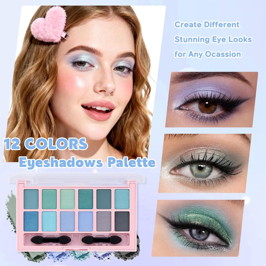 Color Nymph Kit de maquillaje para niñas adolescentes con bolsa de...
