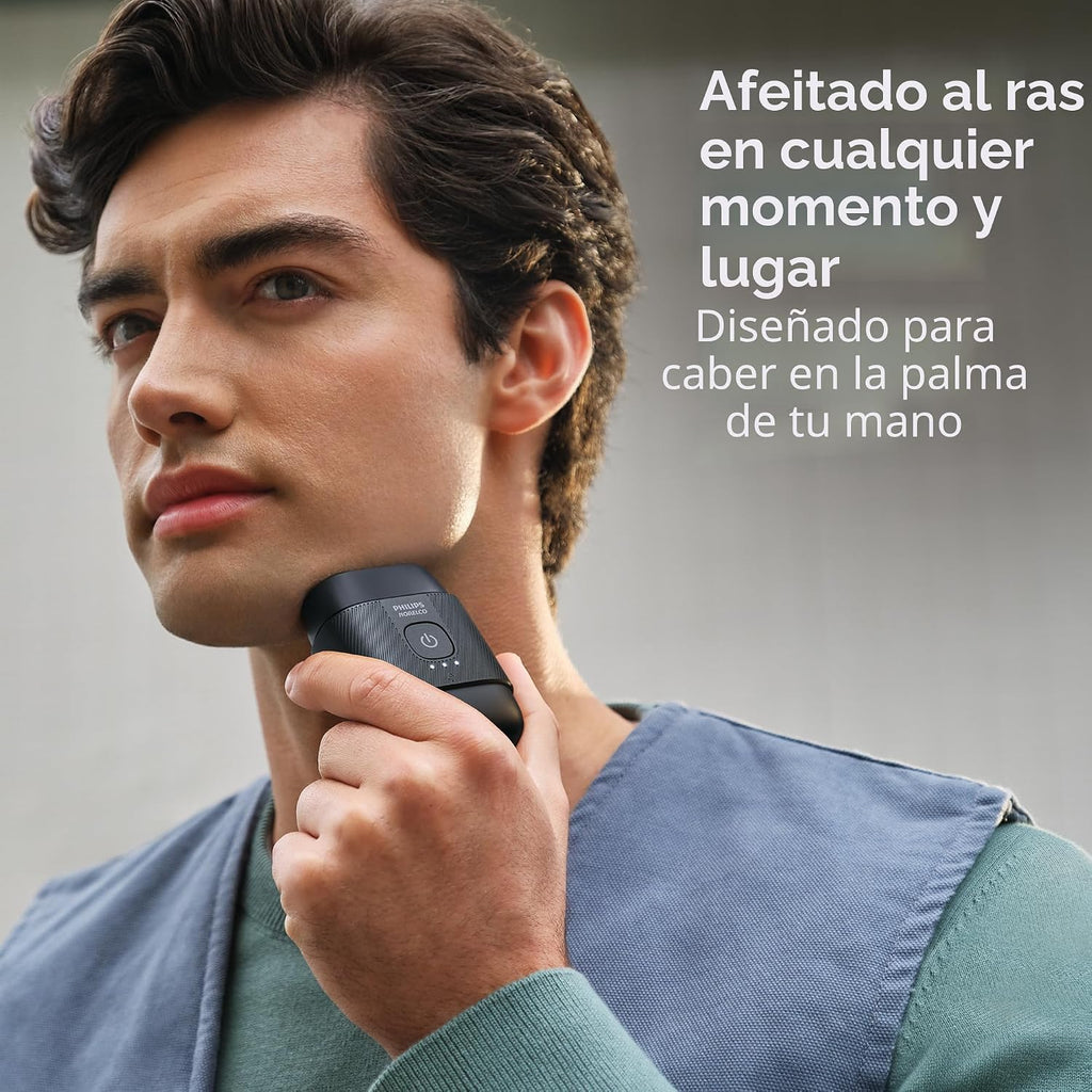 Philips Norelco Serie 500 - Afeitadora eléctrica compacta de viaje, color