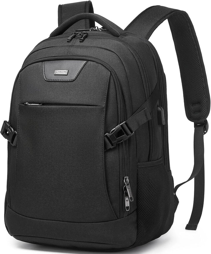 DUSLANG Mochila antirrobo para laptop, negra, funda para portátil d...