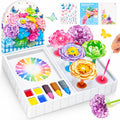 Kit de flores de papel, kit de fabricación de flores para niños, regalo