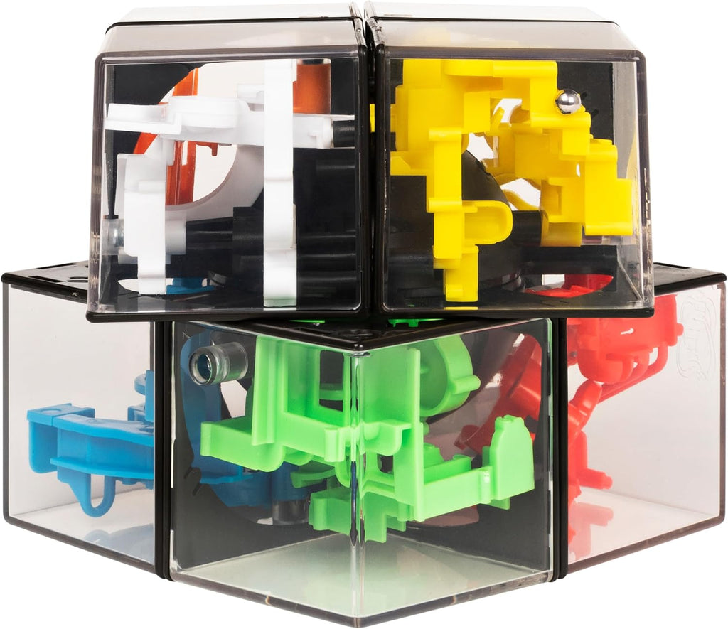 Rubik's Cube, Perplexus Hybrid 2x2 Brain Teaser Fidget Toy & 3D Maze Puzzle