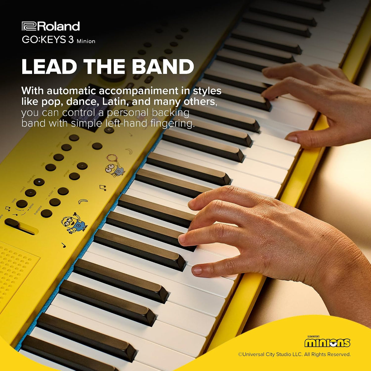 Roland GO:KEYS 3 Minion Teclado de creación de música de 61 notas
