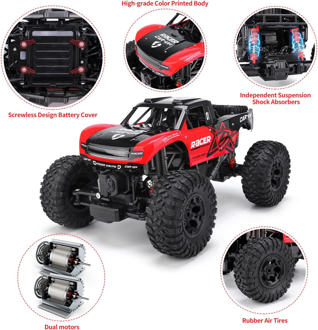 JONEALA Camiones RC 4x4 Todoterreno Impermeables - Coche de Control...