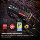 WD_Black SN8100 SSD NVMe de 8 TB con disipador de calor, PCIe 5.0x4...