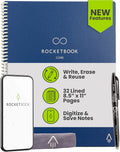Rocketbook Core - Cuaderno inteligente reutilizable, tamaño carta 8.5 x 11
