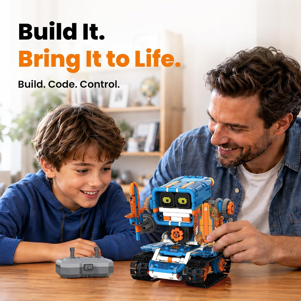 Sillbird Kit de robot de construcción con control remoto, regalos STEM para
