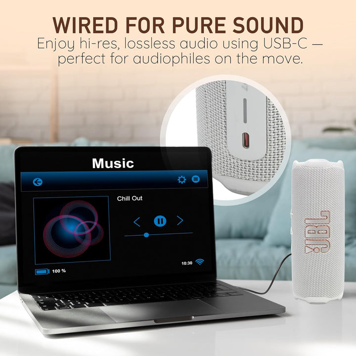 JBL Flip 7 Altavoz Bluetooth portátil, IP68 impermeable, a prueba d...