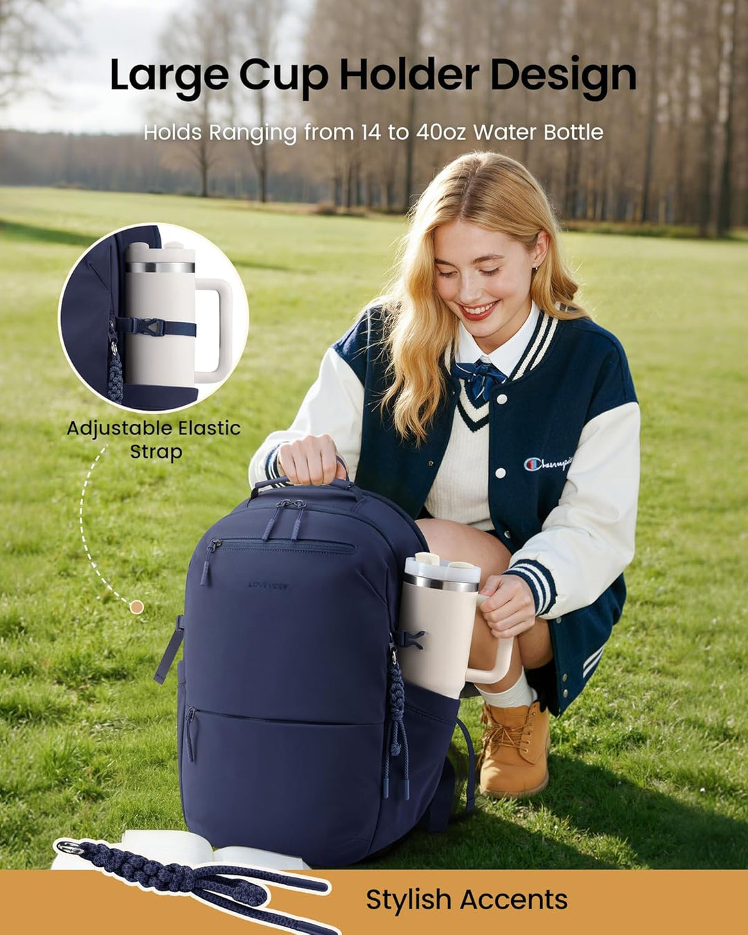 LOVEVOOK Mochila para computadora portátil para mujeres y hombres c...