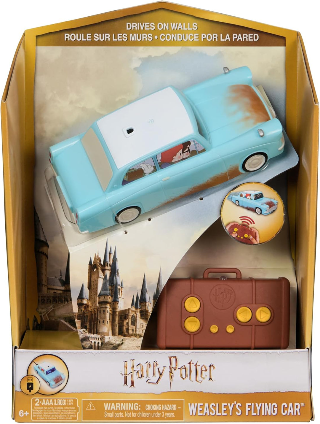 Wizarding World Harry Potter, auto volador de control remoto de Wea...