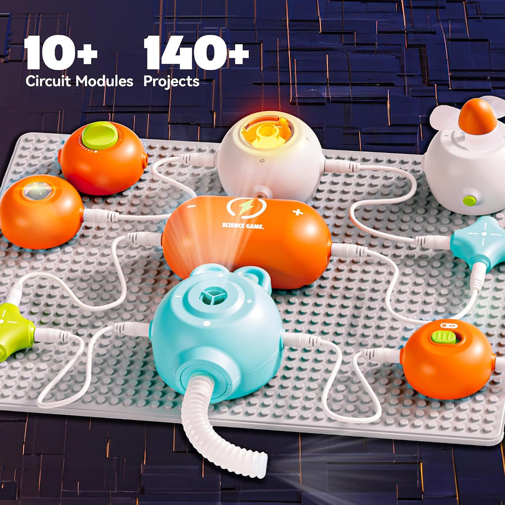 Lámpara SMILESSKIDDO Science Kits Electronics STEM Kit 140+ Projects 10+ Parts
