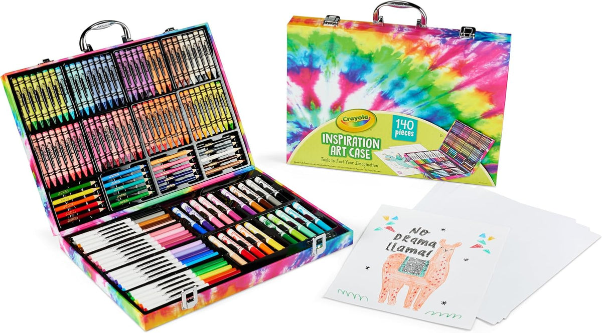 Caja artística de colores Crayola Inspiration, color rosado, Rosado