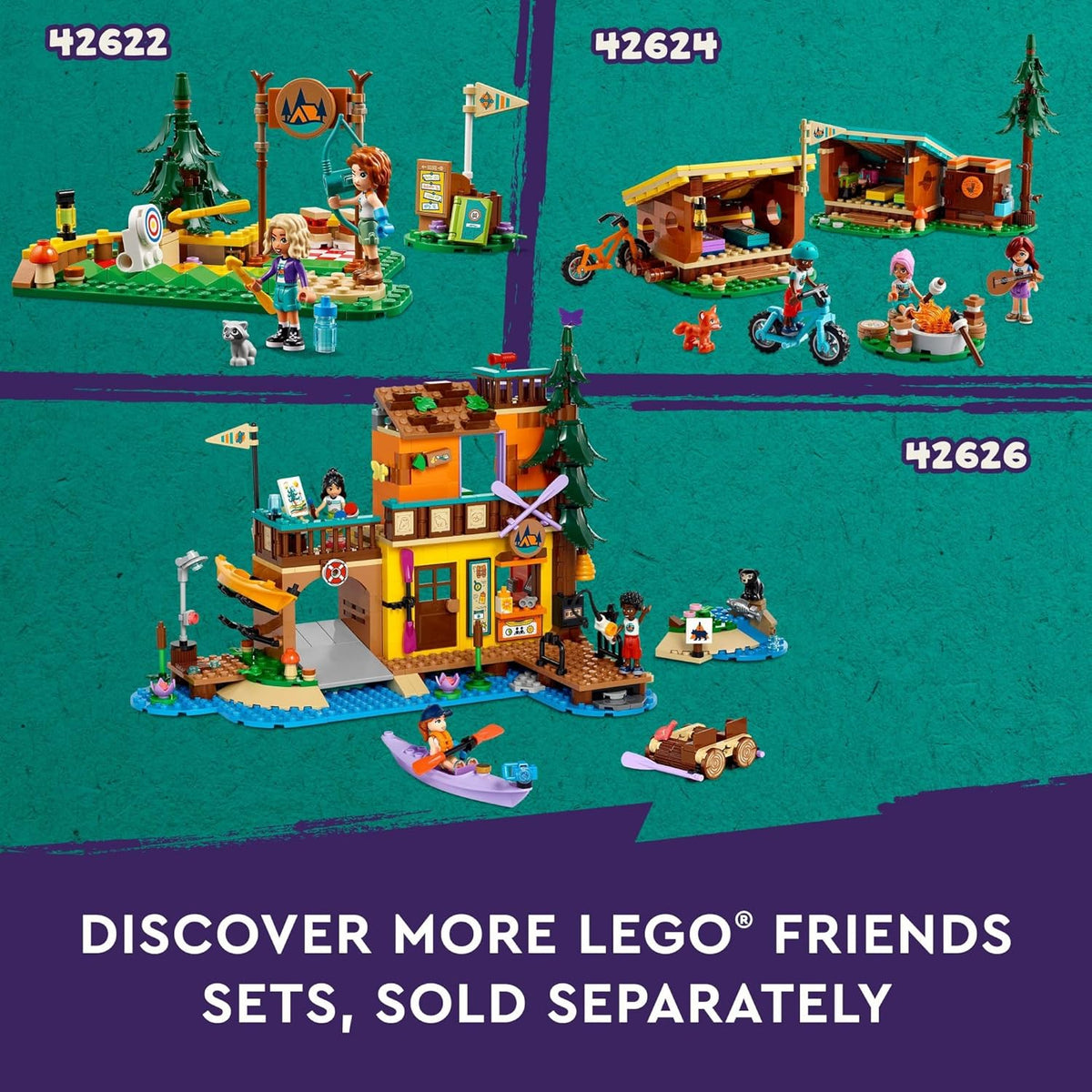 LEGO Friends Adventure Camp - Juguete de construcción de