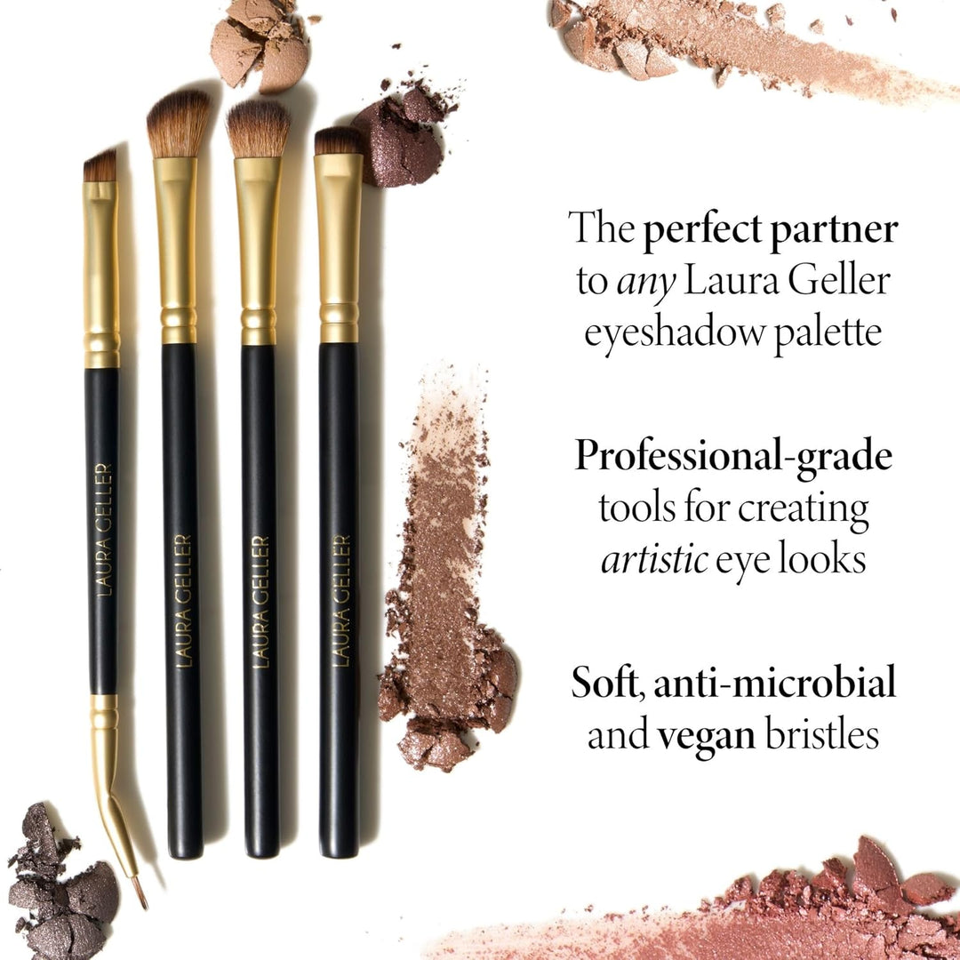 LAURA GELLER NEW YORK Shadow Skills - Juego de 4 brochas para sombr...
