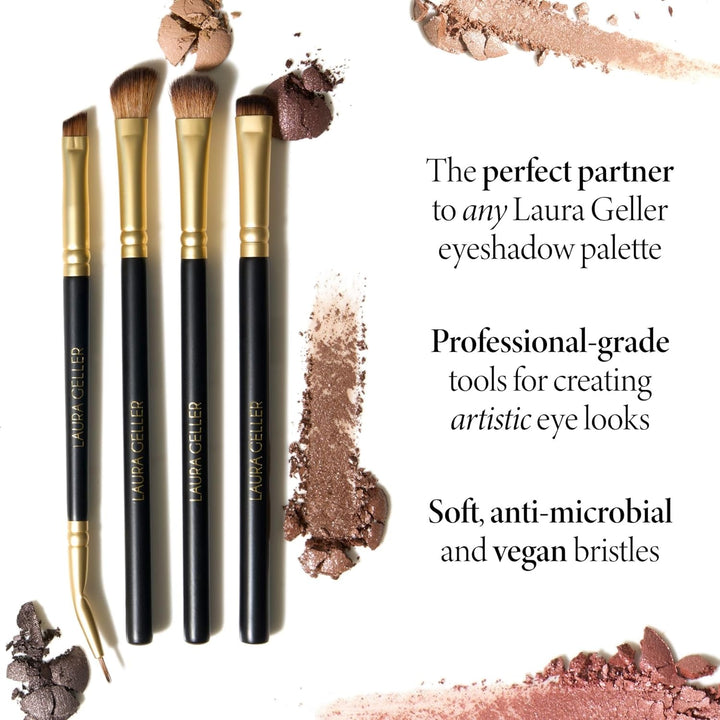 LAURA GELLER NEW YORK Shadow Skills - Juego de 4 brochas para sombr...
