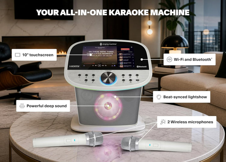 Singing Machine Platinum Plus \u2013 Máquina de Karaoke Wi-Fi para...