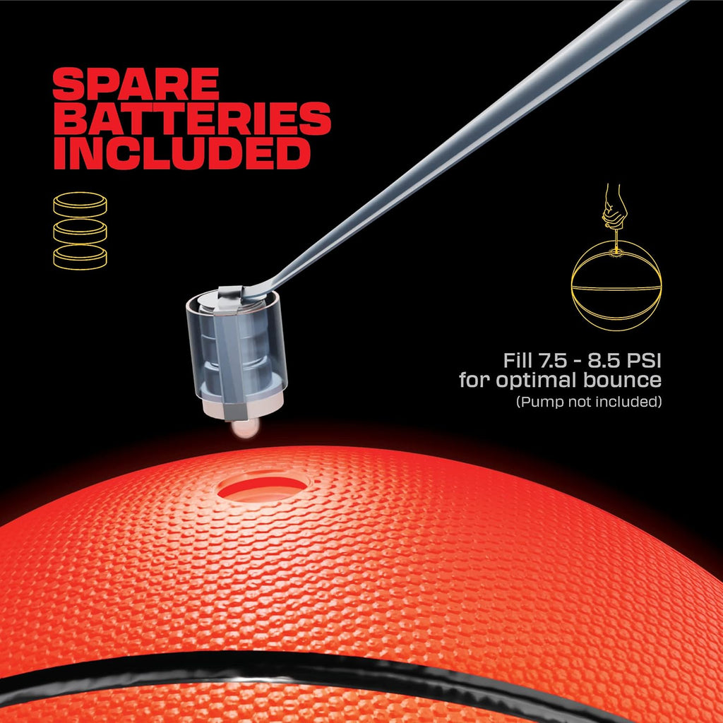 FlashCatch Baloncesto iluminado – brilla en la oscuridad – Accesorios de