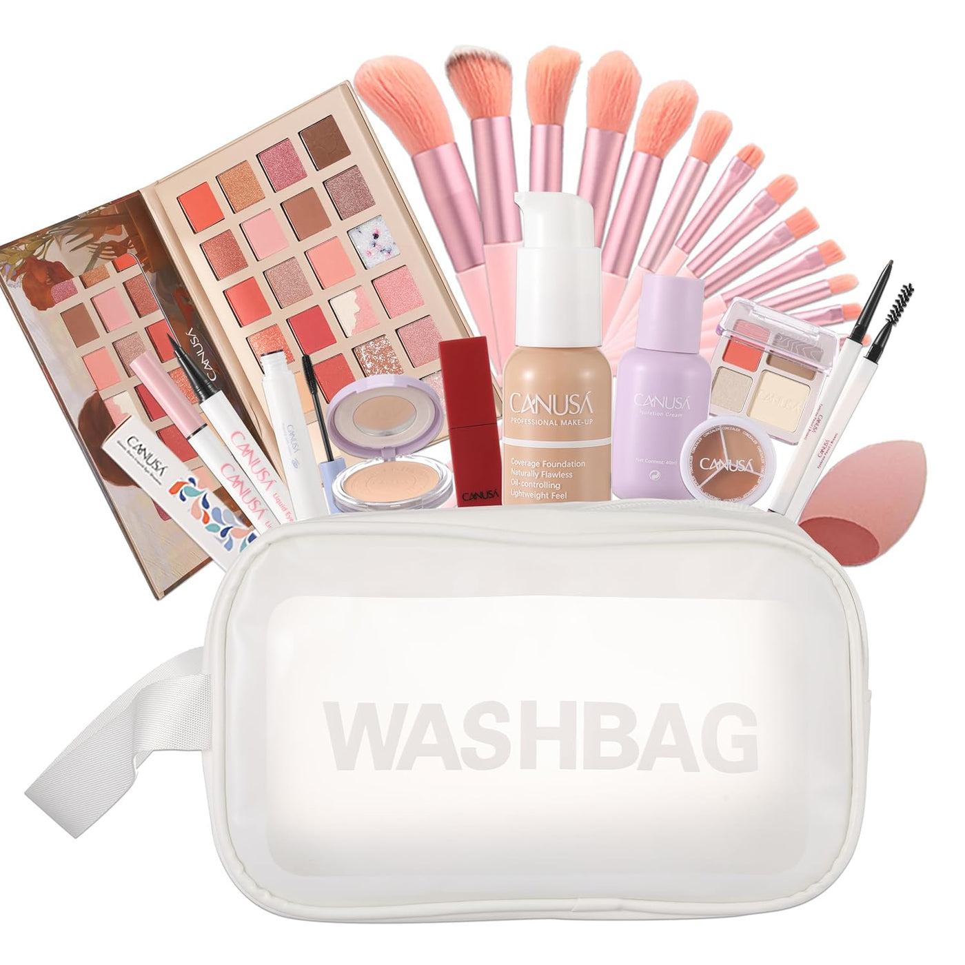 Juego de maquillaje completo de 26 piezas, regalo sorpresa para muj...