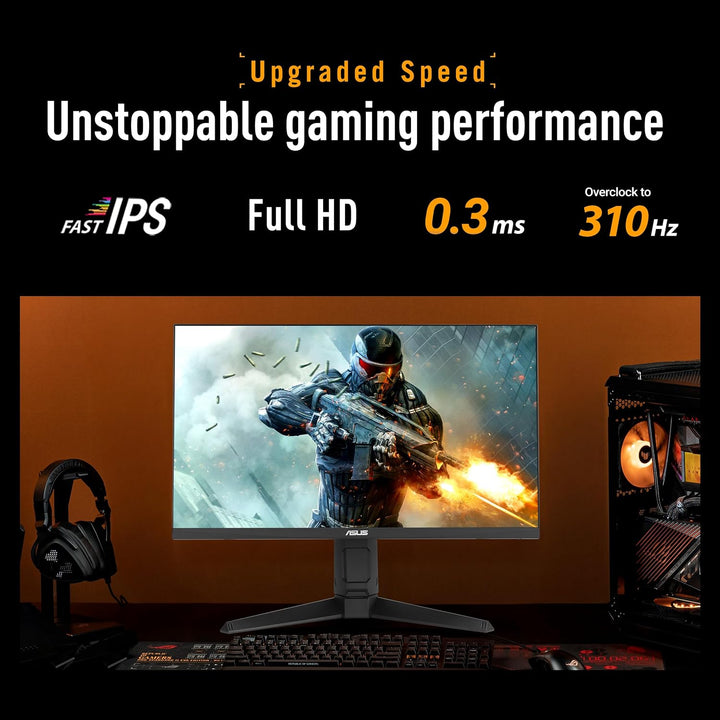 ASUS TUF Gaming Series 5 Monitor para juegos de 24.5 pulgadas 1080P...