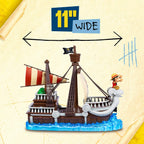 One Piece Going Merry Deluxe - Figura de acción de Luffy