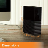 WD Disco duro externo de escritorio My Book de 12 TB, USB 3.0, HDD...